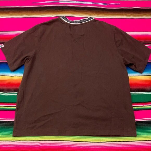 Just Don All City Basketball T Shirt Men's M Tiger Graphic All Over Print Brown - Picture 3 of 5